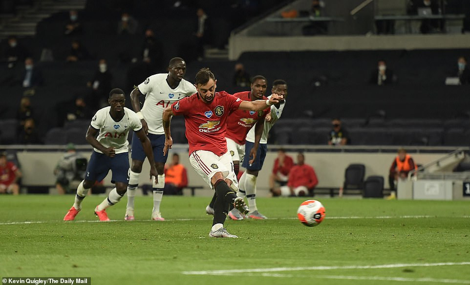 Tottenham 1-1 Man Utd - Bruno Fernandes