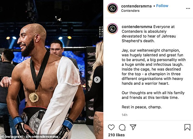 British MMA star, Jahreau Shepherd tragically dies at the age of 30