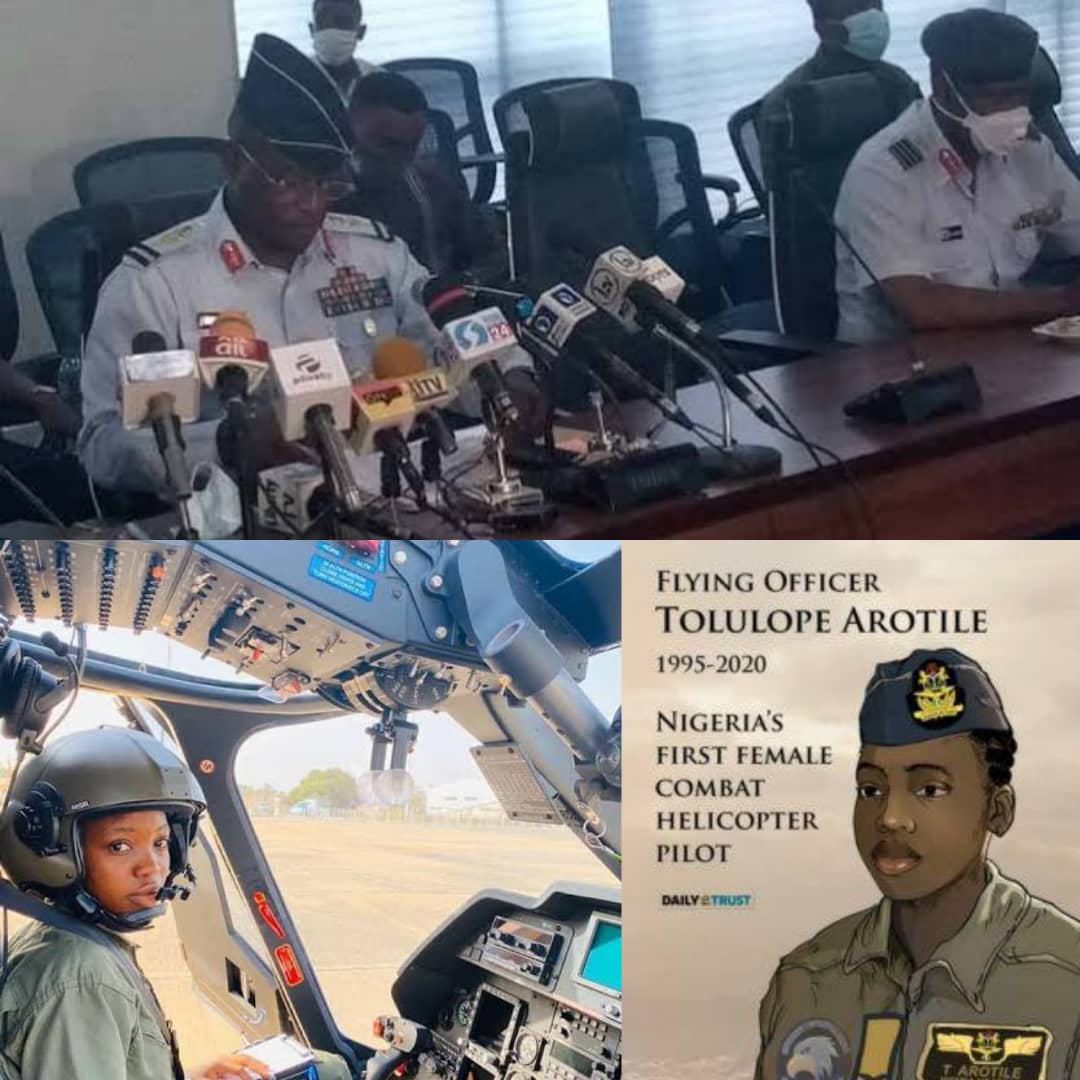 BREAKING: Nigeria Air Force Releases More Probe Findings, Names Driver Who Hit Flying Officer Tolulope Arotile