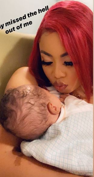 BBNaija Nina Ivy Shares Cute Photo Of Her Baby Boy