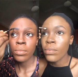 Makeup Artist Transforms Her Face To Look Like Davido