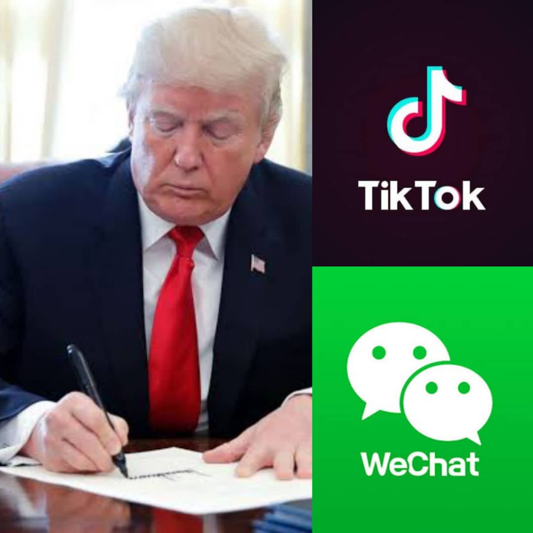 Tension As World Stocks Fall After Donald Trump Bans WeChat And Tiktok