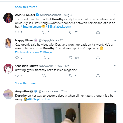 #BBNaija: See how Twitter users are reacting after Ozo went to apologise to his 