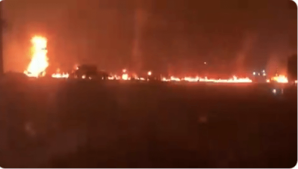 BREAKING: Again, Otedola Bridge On Fire As Tanker Explodes