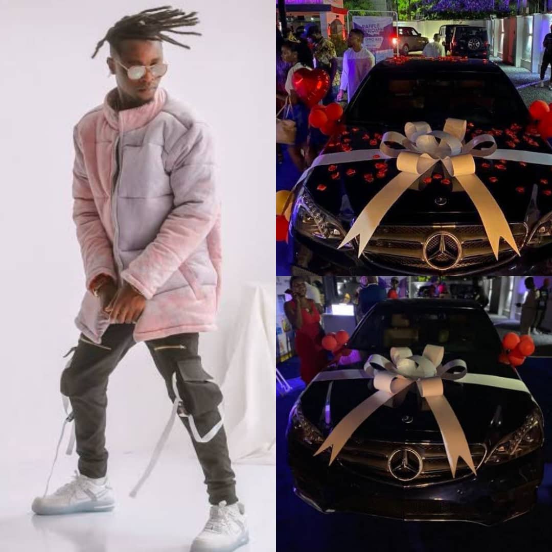 #Icon Surprises #BBNaija Laycon With Benz And Fully Equipped Studio As He Clocks 27 [PHOTOS/VIDEOS]