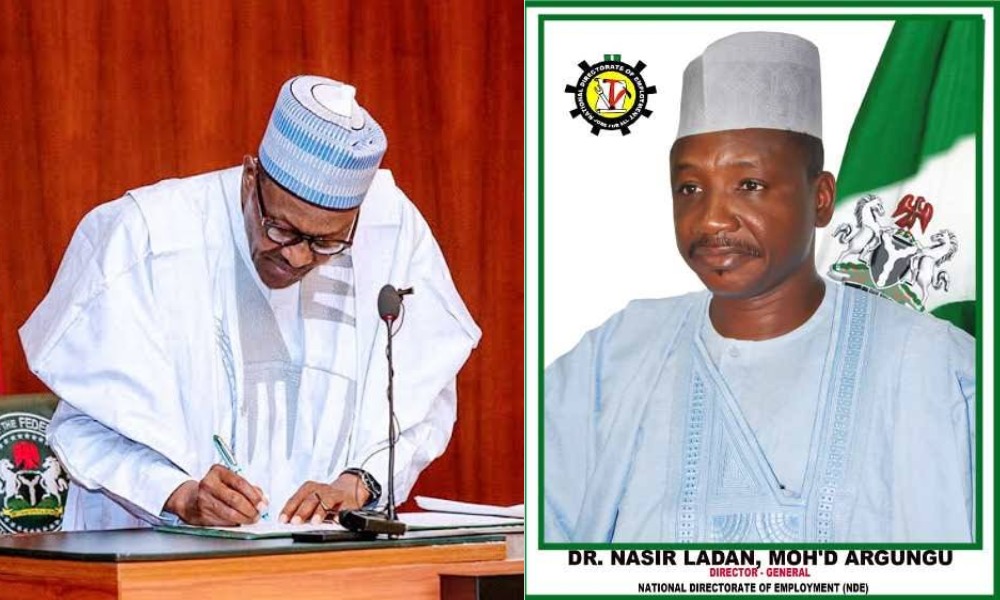 JUST IN: Buhari Sacks DG National Directorate of Employment, Nasiru Argungu