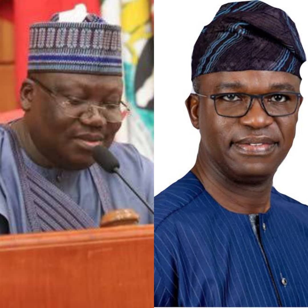 BREAKING: Senate President Lawan Swears-in Adetokunbo Abiru, 3 Other Senators