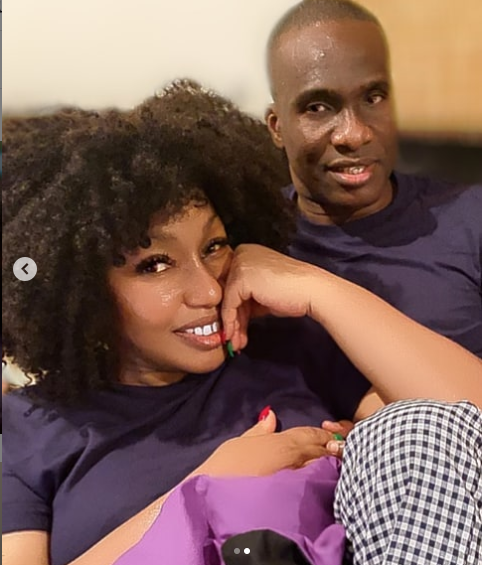 Rita Dominic shows off her man, Daily Times Publisher Fidelis Anosike (photos) 