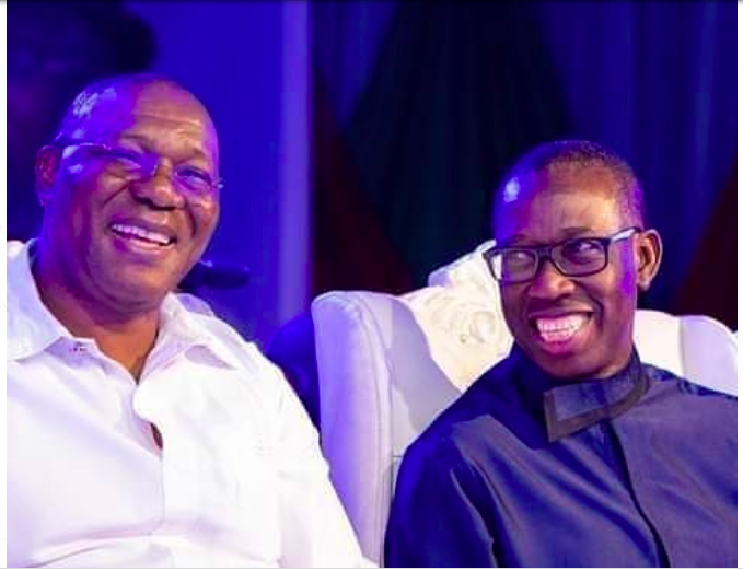 Governor Ifeanyi Okowa Congratulates Deputy, Otuaro At 53