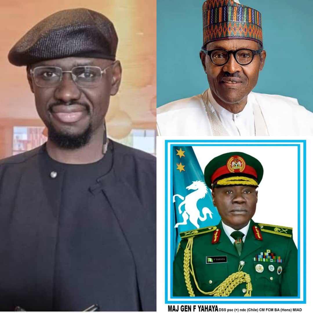 COAS Yahaya: Timi Frank Urges Nigerians To Hold Buhari Responsible For Destroying The Military