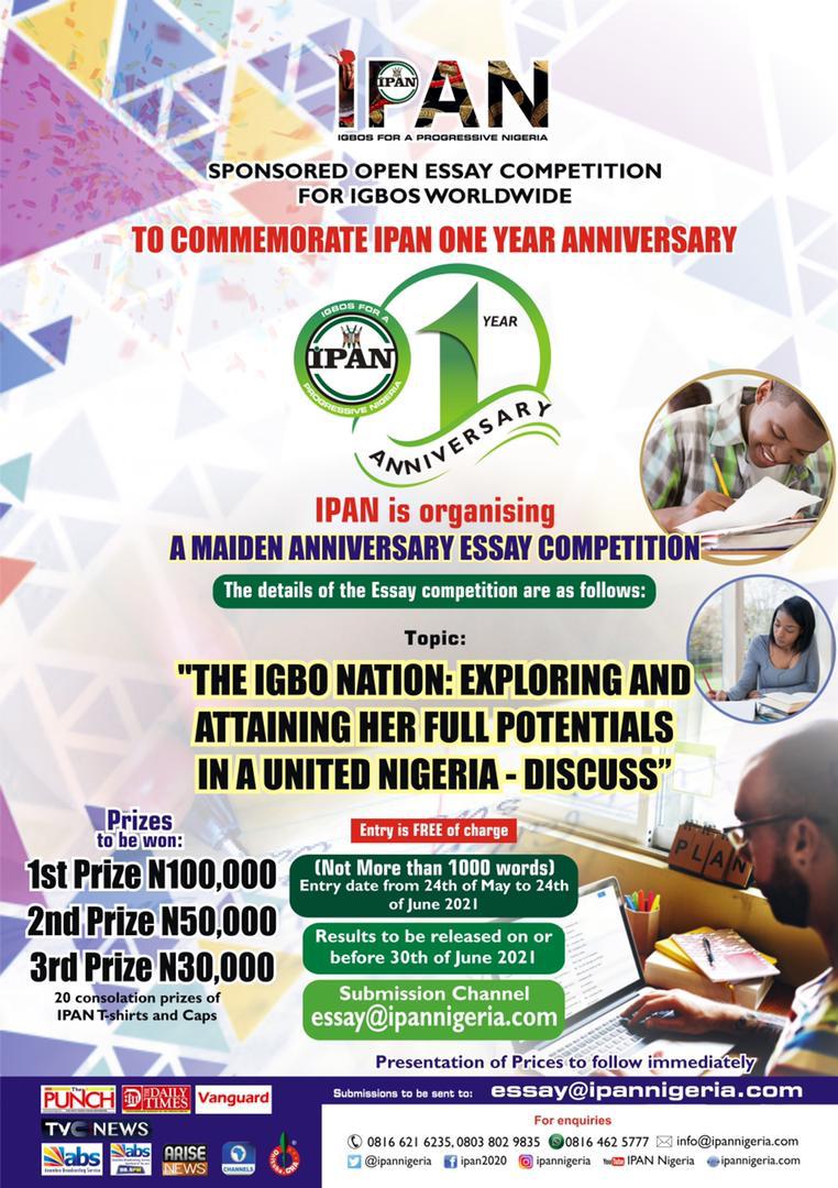 President Of Igbos For A Progressive Nigeria 'IPAN' Onuzulike, Reveals Why Group Is Celebrating Anniversary