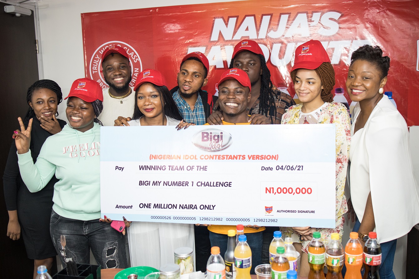 #NigerianIdol: Top 7 Contestants Visit Headline Sponsor, Bigi Drinks, Reveal Favourite Variants