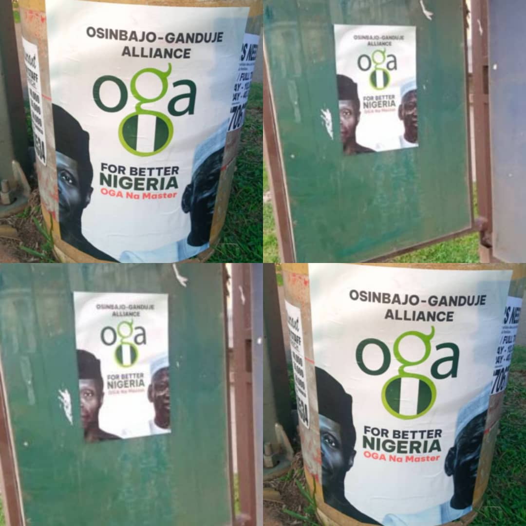 BREAKING: Gov Ganduje And VP Osinbajo Presidential Campaign Posters Surfaced [PHOTOS]