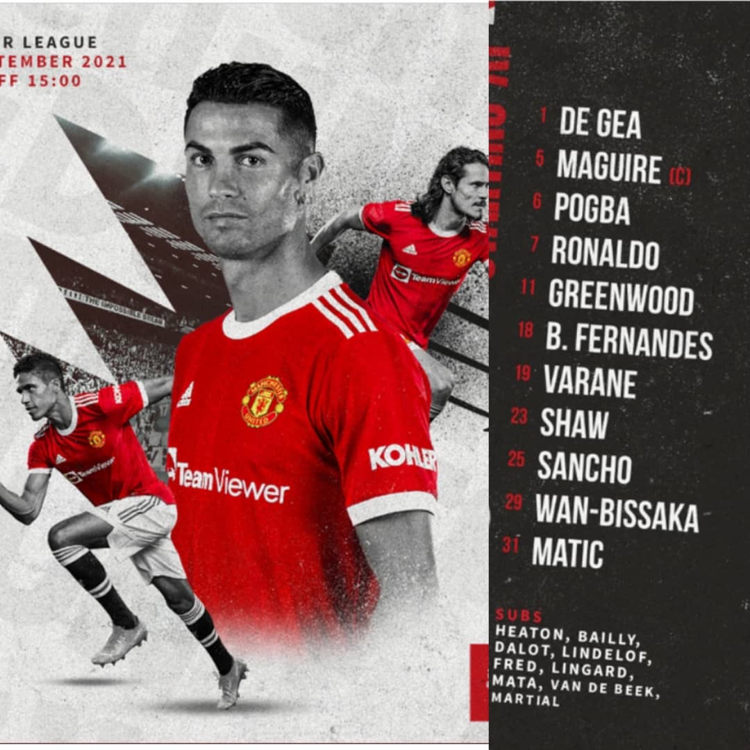 BREAKING: #MUNNEW - #Ronaldo Starts As Man United Face Newcastle [FULL LIST]