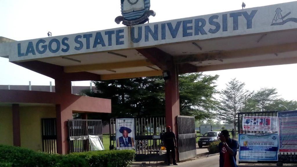 BREAKING: Pandemonium As Fire Guts LASU New Senate Building