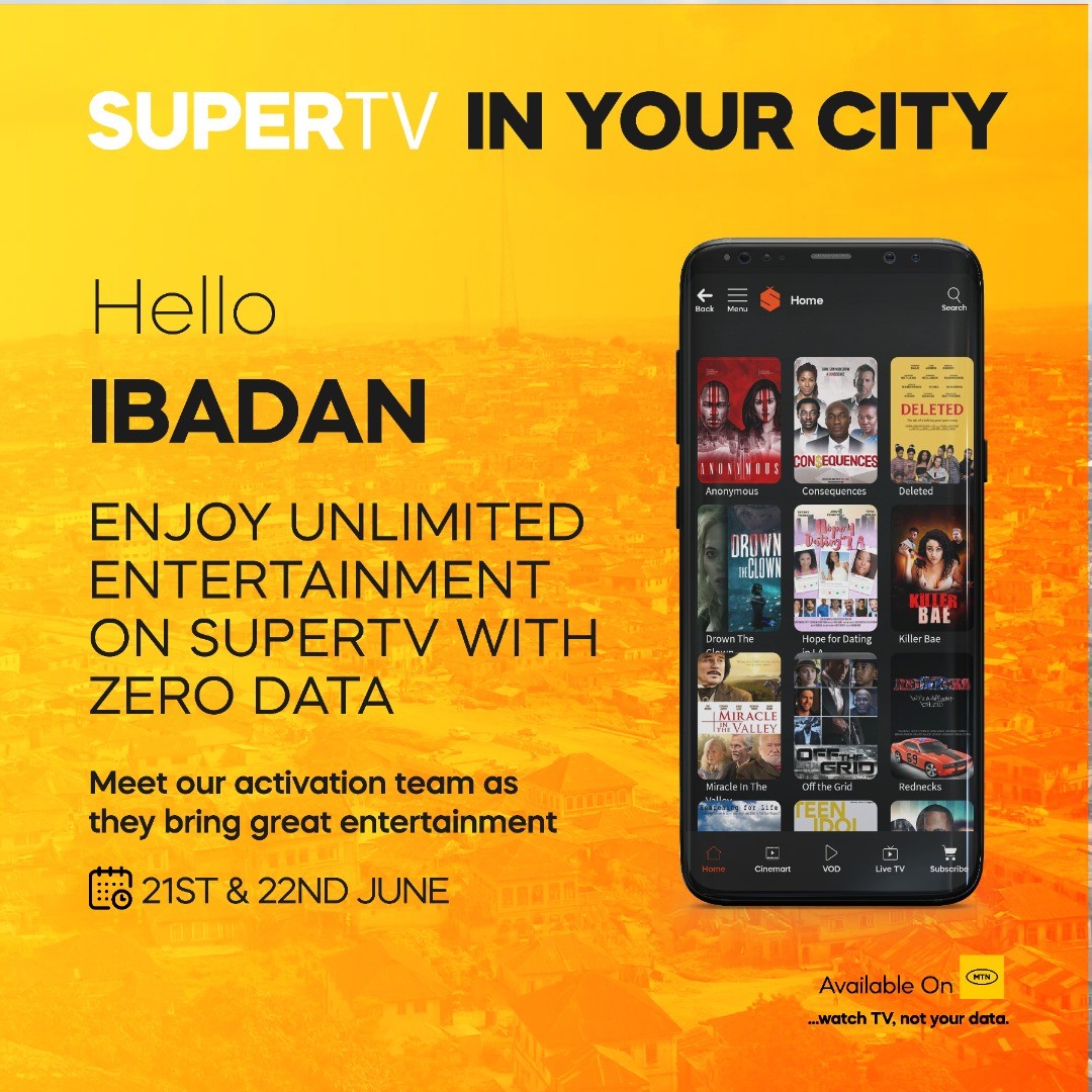 #SuperTV Storms Ibadan