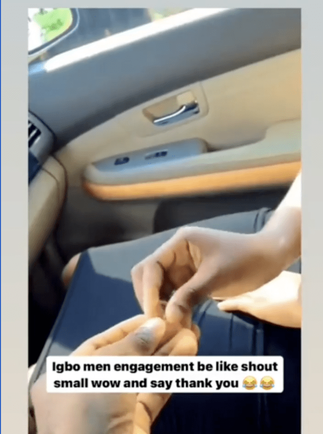 Man Proposes To His Girlfriend In Car Then Asks Her To Say Thank You