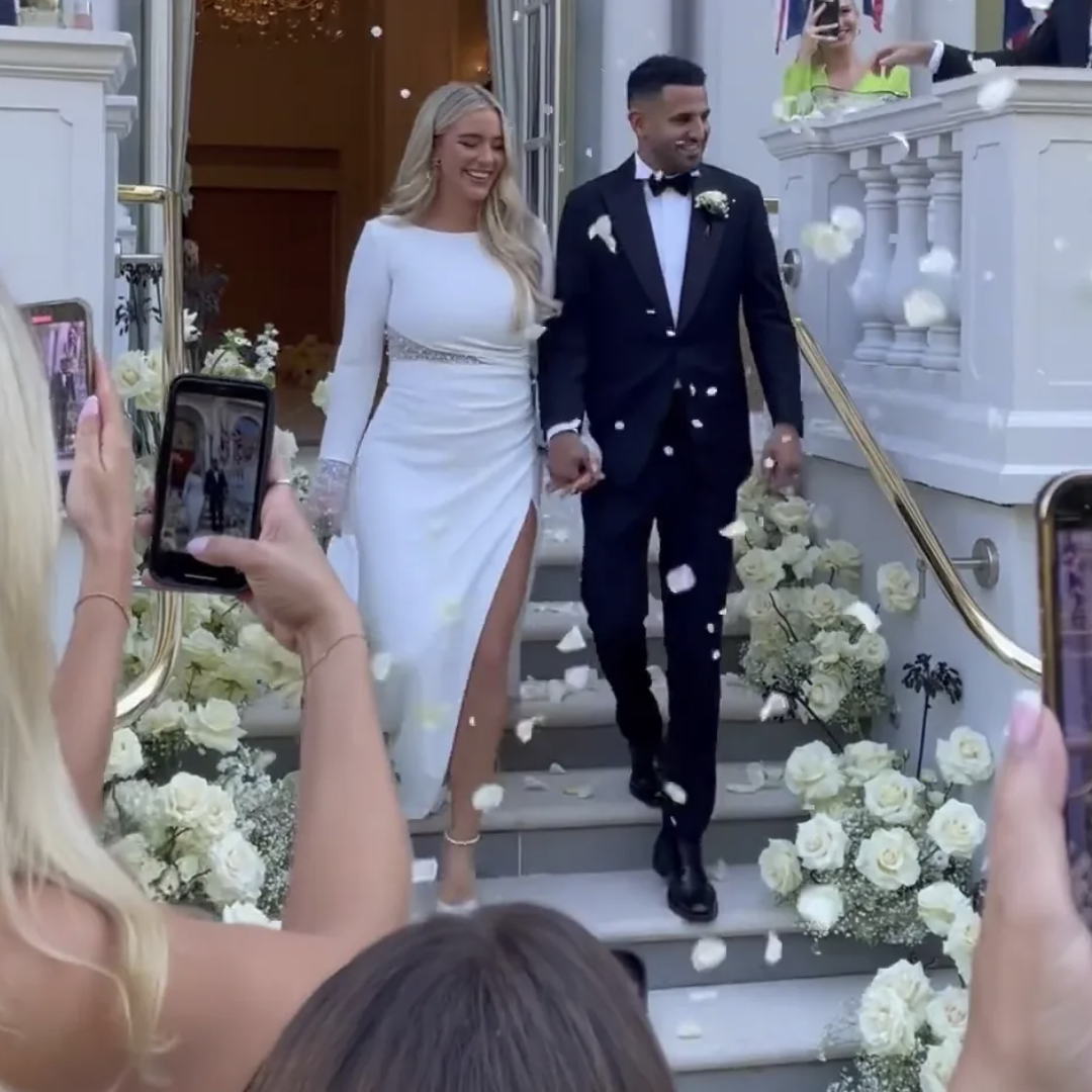 BREAKING: Ex-Manchester City Star, Riyad Mahrez Marries Taylor Ward For ...